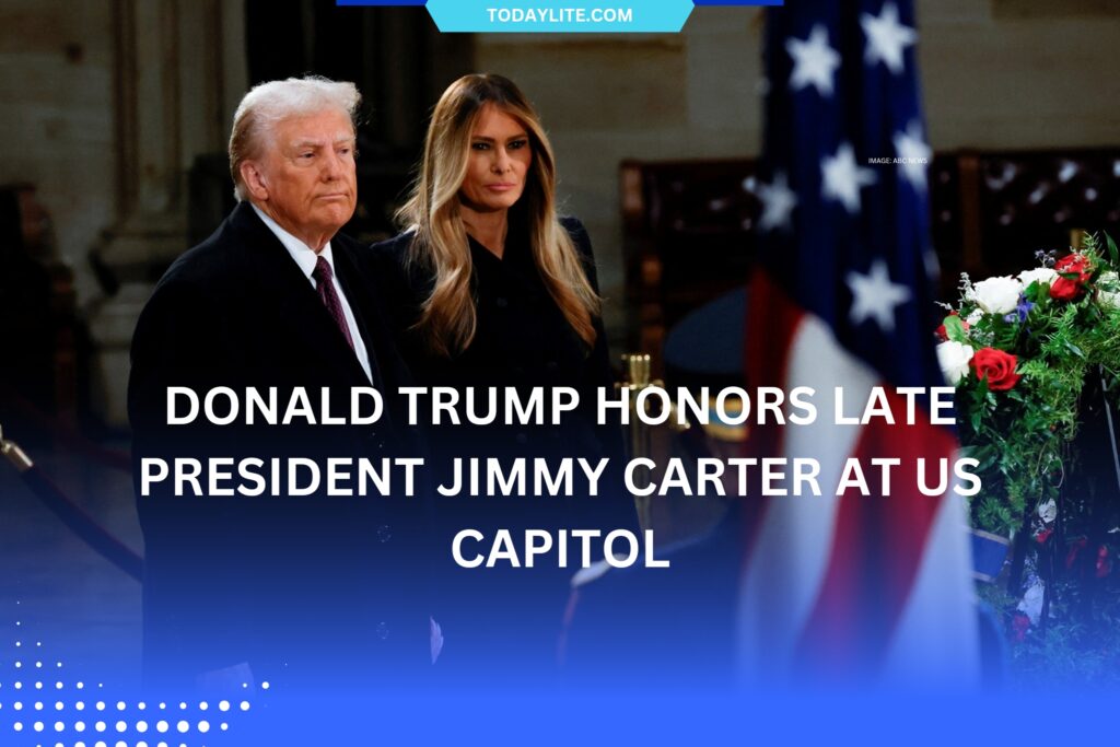 Donald Trump Honors Late President Jimmy Carter at US Capitol : State Funeral Scheduled for Thursday